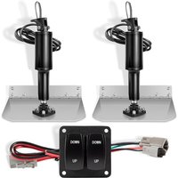 15101-104 9" X 12" Standard Trim Tab Kit - W/Double Rocker Switch for Boat Length 16’-25’