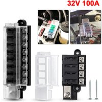 4/8 Way Car Fuse Accessory 12V 24V Car Truck Circuit Medium Insert Fuse Box Circuit Breaker Blade Fuses Circuit Standard ATO ATC