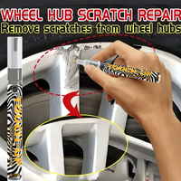 Silver Wheel Scratch Repair Pen, Suitable for All Car Models, High-Quality Paint, Long-Lasting Formula, Vehicle Maintenance