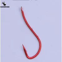 20pcs/lot fishhook for live bait fishing with double shank barbs bait holder fishook beach fishing hooks