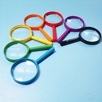 5pcs Colorful Handheld Magnifying Glasses Versatile for Science Experiments, Outdoor Exploration, Educational Activities