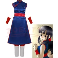 Anime Chichi Cosplay Costume Shirt Blue Uniform Props Cheongsam Women'S Uniform Dress Halloween Party Set Gift