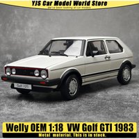 Welly OEM 1/18 Golf GTI 1983 Metal Material Car Model Classic Car Collection Static Decoration - Holiday Gift