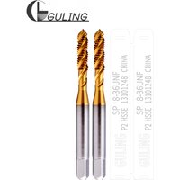 HSSE With Tin Spiral Fluted Tap UNC UNF UNS 3/16 5/16 1/4 - 18 20 40 10-32 10-36 10-48 10-24 12-28 12-32 12-24 Screw Thread Taps