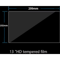 Car Tempered Glass 13.1 Inch Full For Radio DVD GPS LCD Touch Screen Film Sticker Protective HD Large-screen Auto Accessories