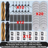 Fit For Dreame X50 Ultra, X50 Master, X50s Pro Ultra, X50s Pro Master, L50 Pro Ultra, L50s Pro Ultra Parts Brush Filter Mop Bag