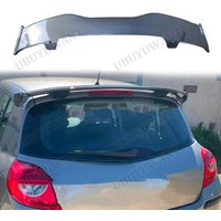 Universal Car Rear Roof Spoiler For Renault Clio MK5 MK4 MK3 Clio 5 4 3 ABS Glossy Black / Carbon Look Top Wing Tail Decoration
