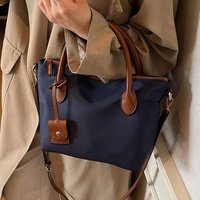 Solid Color Casual Handheld Bucket Bag Women Lightweight Large Capacity Durable Shoulder Bag Ladies Fashion Crossbody Bags 2025