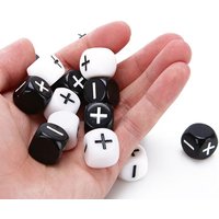 Math Learning Plus Minus Sign Dice Arithmetic Symbols Educational Calculation Classroom Teaching Supplies For Kids Boys Girls