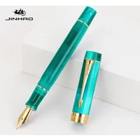 JINHAO 100 Centennial Resin Arrow Shaped Pen Golden Clip Fountain Pen Stationery Business Office School Supplies PK 9019