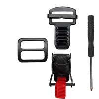 Motorcycle Helmet Speed Clip Chin Strap Quick Release Pull Buckle Black Red Motorcycle Helmet Lock Socket Helmets Accessories