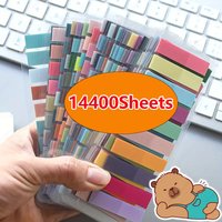 14400-200Sheets Transparent Note Book Tabs Index Creative Memo Pads Sticky SchoolOffice Stationery Self-Adhesive Stickers