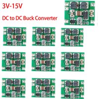 1/5/10pcs DC to DC Buck Converter 3V to 15V Power Supply Step Down Module Adjustable Automatic Buck-boost Regulator