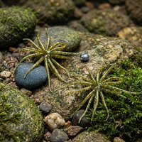 TPE Floating Sea Urchin Soft Lure for Bass Fishing High-Elastic Bite Resistant Bionic Artificial Bait 11cm 8.7g
