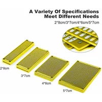 20pcs/lot PCB Prototype Board Prototboard Universal Stripboard Prototyping Veroboard 2x8 3x7 4x6 5x7 5Pcs Each Mix Yellow