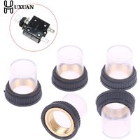 5pcs Thermal Switch Overload Protector Circuit Breaker Waterproof Rubber Toggle Switch Cover Waterproof And Dustproof Cap