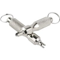 Portable Valve Core Wrench Car Bicycle Tire Valve Disassembly Tire Valve Core Disassembly Tool Key Chain