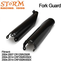 Fork Cover Shock Absorber Guard Protector Motorcycle For Honda CR125R CR250R 2004-07 CRF250R CRF250X CRF450R CRF450X 04-14