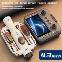WOJO Drone with One-Click Spray Function Infrared 5-Side Obstacle Avoidance Optical Flow Positioning Brushless Motor Gift