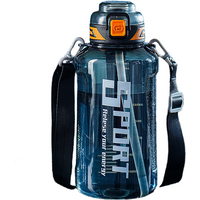 AliExpress NONE 1000ml/1500ml Large Capacity Sports Water Bottle LeakProof Plastic Drinking Bottles Outdoor Travel Cycling Hiking Gym Drinkware