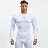 Men Running T-shirt Compression Long Sleeve Sport Tees Gym Fitness Sportshirts Male Jogging Tracksuit Homme Athletic Shirt Tops