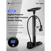 AliExpress West Biking WEST BIKING Bike Pump 150/160PSI High Pressure Digital Pressure Gauge Bicycle Tire Inflator Schrader Presta Valve Universal