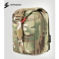 VOTAGOO Tactical Quick-Release Medical Pouch Vertical Utility Pouch EDC Molle Pouch First Aid Bag Outdoor