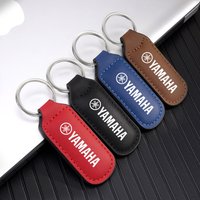 Leather Motorcycle Keychain Keyring Anti-loss Pendant Accessories for Yamaha Tmax MT07 FZ07 MT09 FZ09 FJ09 MT03 MT10 FZ10 XMAX