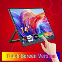 14 Inch Touch Screen Portable Monitor 100%sRGB 400cd/m2 Gaming Computer Expand Display For XBox PS4/ 5 Switch Loptop
