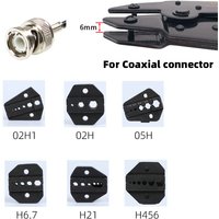 1PC Replaceable Crimp Plier Jaws 6MM Slot Jaw HS Dies Coaxial Wire Cable Terminal Crimping Pliers Die 05h/02h1/02h/457