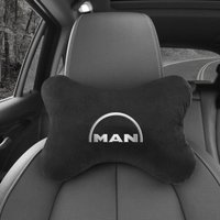 Car Seat Neck Pillow Headrest Seat Belt Protector Cover for MAN TGX TGM TGA TGS TGE Auto Accessories