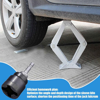 Universal Scissor Car Jack Adapter RV Stabilizer Jack Drill Adapter Steel Impact Wrench Tool
