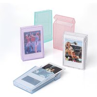 New Photo Album Transparent Photocard Holder Mini Album Storage Collect Book Name Card Album De Fotos Photo Box Decoration Case