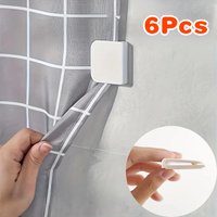 Shower Curtain Fixed Clip Windproof Stop Protect Clips Shower Curtain Fixing Tool Bathroom Accessories