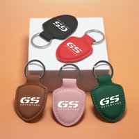 Leather Car Emblem Keychain Keyring Motorcycle Accessories For BMW M F900R S GS-GS NineT-Nine T S1000RR K 1600 R 1300 GS G 310