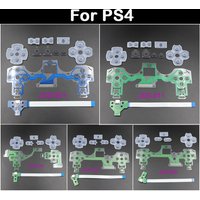 1Set Conductive Film Silicone Rubber Button pads& Micro USB Charging Port Board For PS4 Controller JDS-001 011 030 040 050 055