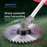 10-Inch 40-Tooth White All-Steel Lawn Mower Blade, Mounting Hole 1 Inch/2.54 Cm, Easy to Install, 65 Manganese Steel, Heat-Treated, Not Afraid of Stones, Can Quickly Clear Large Areas of Grass,