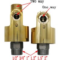 1/2" 3/4" 1" inch rotating joint 360 rotary joint Water air oil swivel coupling Spray universal connector brass rotation union