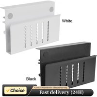 Desk Side Storage Organizer No Drill Under Desk Laptop Holder Laptop Desk Mount for Office and Home