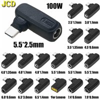 DC Power Female Socket To Type-C Male Plug Connector 100W Fast Charging Laptop Adapter For Converting USB C PD 5V 9V 20V Output