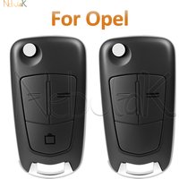 Flip Key Shell Case For Opel Astra H Zafira Vectra C For Vauxhall Corsa D Signum Meriva Replacement Remote Key Fob Cover Housing