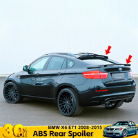 For 2008-2015 BMW X6 E71, Roof Rear Wing Sports Modified Wind Spoiler, Punching Fixed, Exterior Auto Accessories part