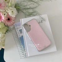 Korean ins Cream Pink Polka Dot Art Fashion Cartoon Creative Y2K Phone Case For Samsung S 23 24 25 26 EDGE FE Plus Ultra Cover