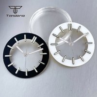 Fit NH70 NH72 NH35 Skeleton Schwarz/Weiß Hohl 29mm Zifferblatt + Zeiger Zubehör männer Armbanduhr Gesicht mod Teile Baton Marks