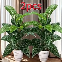 2Pcs Potted Artificial Calla Lily with Stripes Four Seasons Evergreen Faux Plants for Living Room Balcony Home Decor