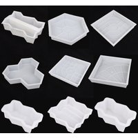 Diy Path Maker Plastic Brick Mold Paving Pavement Walkway Molds Path Maker Middle Of Hole Shape Garden Path Concrete