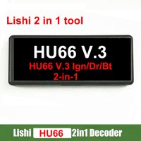 Lishi 2 in 1 decoder HU66 V3 Ign/Dr/Bt Lishi HU66 2 in 1tool For Audi for Ford for Seat for Porsche for Skoda