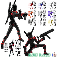 Titan 13 Action Figures T13 Figure 3D Printed Multi-Jointed Movable Lucky 13 Action Figure Nova 13Action Figure Dummy Home Decor