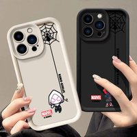 Spider Gwen Morales Spiderman Fundas For Google Pixel 10 9 8 7 Pro XL 9A 8A 7A Case Cute Marvel Cover for Pixel 10Pro 9Pro Coque