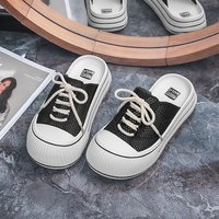 Fashionable Casual Slippers Women's Outdoor Wear Summer Open Toe 2025 New Thick Bottom Anti-slip Lace-up Breathable Sandals